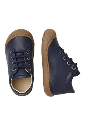 Laarsjes voor jongensbaby Cocoon NATURINO® 1e stapjes marineblauw