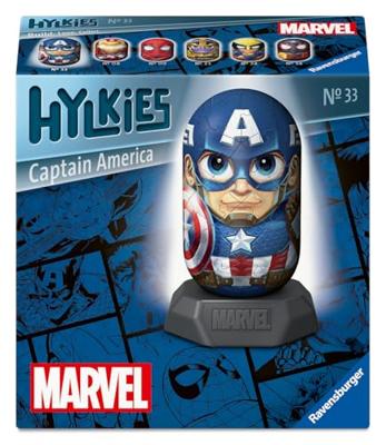 Ravensburger 3d puzzel hylkies marvel captain america - 54st.