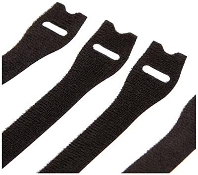 VELCRO® VEL-EC60388 Klittenband kabelbinder Om te bundelen Haak- en lusdeel (l x b) 200 mm x 12 mm Zwart 6 stuk(s)