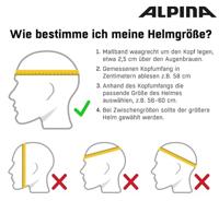 Olympic Sportswear Alpina sports urban helm haarlem fcb 52-57 mat grijs - thumbnail