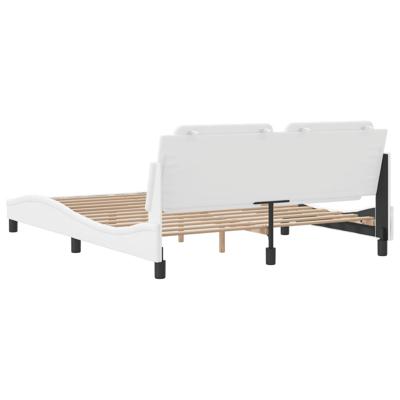 Bedframe zonder matras "Zadar" kunstleer wit 160x200 cm
