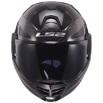 LS2 opklaphelm "ff901 advant x carbon solid" helmet ff901 adv. x carb.solid 3xl black