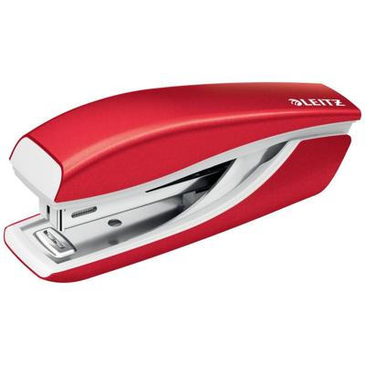 Leitz 55281026 Nietmachine Rood/wit Nietcapaciteit: 10 vel (80 g/m²)