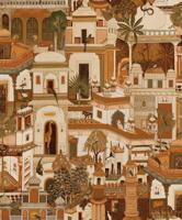 Dutch Wallcoverings Xanadu - Civita Orange - thumbnail