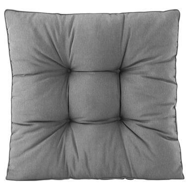 Loungekussen Florence zit - grijs - 73x73 cm