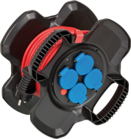 Brennenstuhl Rubber Cable Reel X-Gum Ip44 10M N05V3V3-F3G1,5 *Be* - 1169714100 - thumbnail