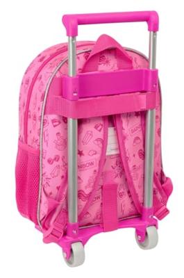 Schoolrugzak met Wielen Rainbow High Shine Multicolour 28 x 34 x 10 cm