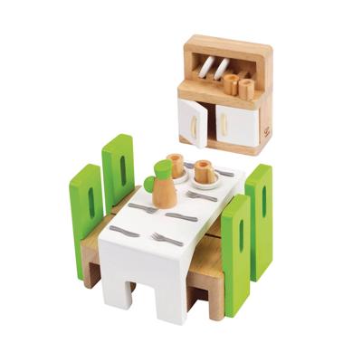 Hape poppenhuis eetkamer