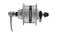 Shimano dynamonaaf hd-3d37 3 watt 36 gaats center-lock snelspanner zilver - thumbnail