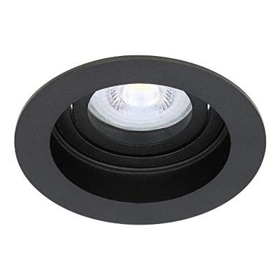 Set van 6 Laredo LED inbouwspots - GU10 4 Watt 345 lumen - 2700K Warm wit - Dimbaar - verzonken - Rond - Kantelbaar - IP20 Voor binnen - Zwart Set van 6 Laredo LED inbouwspots - GU10 4 Watt 345 lumen - 2700K Warm wit - Dimbaar - verzonken - Rond - Kantelbaar - IP20 Voor binnen - Zwart