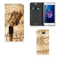 Huawei Y5 2 | Y6 Compact Stand Case Bladmuziek - thumbnail