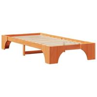 Bedframe Wasbruin 80 x 200 cm Massief grenenhout - thumbnail