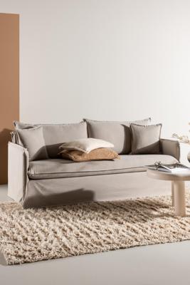 Nohr 3-zits Bank 'Elden' Linnen, kleur Bruin