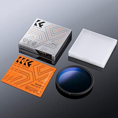 K&F Concept variabel ND filter ND2-ND400 blue coated 58mm - extra dun grijsfilter met blauwe coating