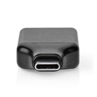 USB-Adapter | USB 3.2 Gen 1 | USB Type-C Male | HDMI Female | Vernikkeld | Recht | Aluminium | Grijs / Zwart | Envelop - thumbnail