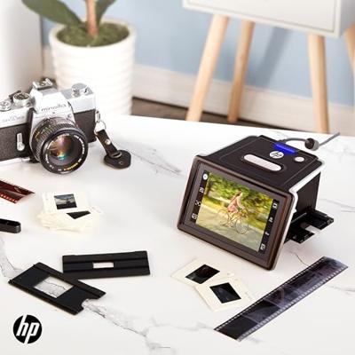 HP HPFS500 Diascanner, Filmscanner 4208 x 3120 Pixel Kleurentouchscreen, USB-stroomvoorziening, Contrastregeling, Belichtingsregeling