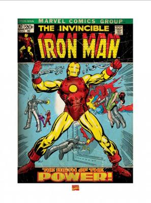 Kunstdruk Iron Man - Birth of Power 60x80cm