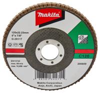 Makita Accessoires Lamellenschuurschijf 125mm C120 - D-28117 - D-28117 - thumbnail