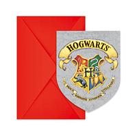 Harry Potter Uitnodigingen En Enveloppen Hogwarts (6st) - thumbnail