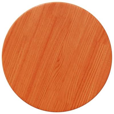 Tafelblad rond 30x2,5 cm massief grenenhout wasbruin