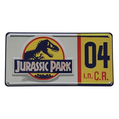 Jurassic Park Replica 1/1 Dennis Nedry License Plate Jurassic Park Replica 1/1 Dennis Nedry License Plate