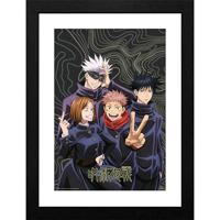 Jutjutsu Kaisen Framed Print - Team Picture - thumbnail