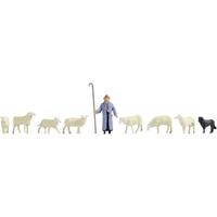 NOCH 0036748 N Schapen en herder figuren Geverfd, Staand - thumbnail