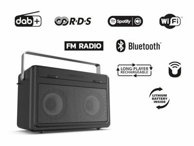 Perfectpro AB1 Audisse Accu Bouwradio WiFi Bluetooth DAB+ - thumbnail