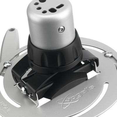Vogels PPC 2500 Plafondbeugel voor beamer Kantelbaar, Draaibaar Afstand vloer-plafond (max.): 14.5 cm Zilver