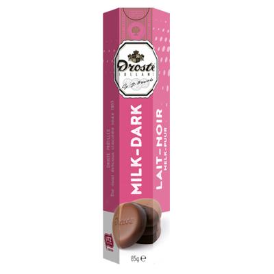 Droste - Chocolade Pastilles Melk-Puur - 12x 85g Droste - Chocolade Pastilles Melk-Puur - 12x 85g