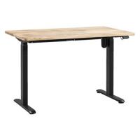 Bureau Homeworx zit/sta elektrisch verstelbaar - mangohout/zwart - 75/118x120x70 cm - thumbnail