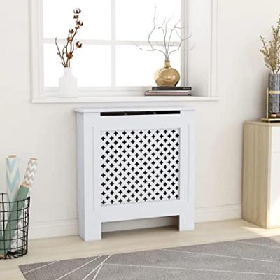 VidaXL Radiatorombouw 78 cm mdf wit VidaXL Radiatorombouw 78 cm mdf wit