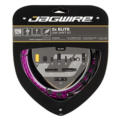 JAGWIRE 2x elite link shift kit - limited purple