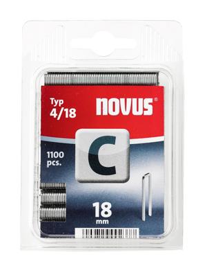 Novus Smalrug nieten C 4/18 | 1000 stuks - 042-0391 042-0802 Novus Smalrug nieten C 4/18 | 1000 stuks - 042-0391 042-0802