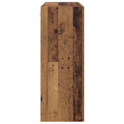 Hangende Wandkast Bruin 69.5 x 34 x 90 cm Bewerkt hout