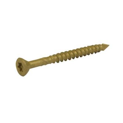 Dynaplus Glaslatschroef Ar-Bronze Platkop deeldraad-75° Torx TX15 3.5X30/18 | 200 stuks - 0287.08.17201