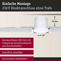 Paulmann 92463 LED-inbouwlamp Set van 3 stuks LED 14.7 W Wit - thumbnail
