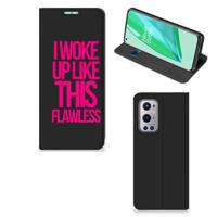 OnePlus 9 Pro Hoesje met tekst Woke Up - Origineel Cadeau Zelf Maken - thumbnail
