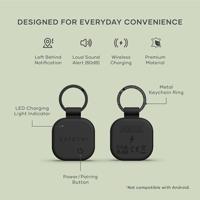 Satechi ST-LKCFK Bluetooth tracker Apple Find My Zwart - thumbnail