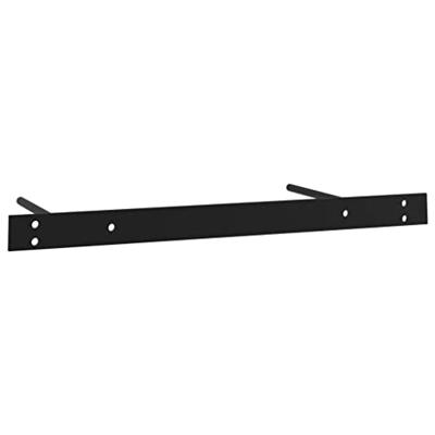 Wandschap met lade zwevend 80x25x8 cm zwart - thumbnail