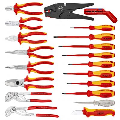 Knipex 00 21 20 Gereedschapskoffer Vision24 Electro - 20-delig