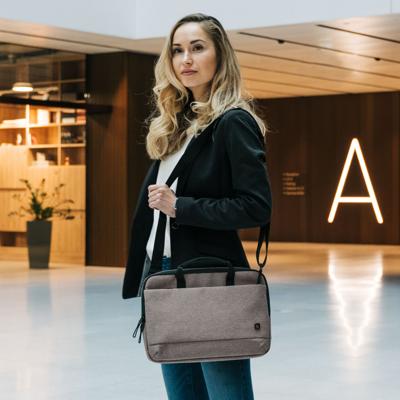 Dicota Slim Eco MOTION 14 - 15.6 notebooktas 39,6 cm (15.6 ) Aktetas Grijs