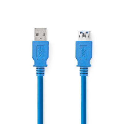 USB 3.0-Kabel | A Male - A Female | 1,0 m | Blauw