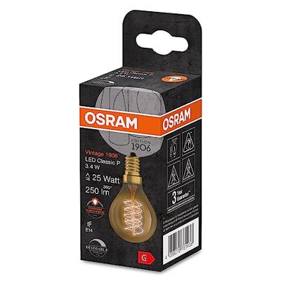 OSRAM HOMELIGHTING 4058075761438 LED-lamp Energielabel G (A - G) E14 Peer 3.4 W = 25 W Warmwit (Ø x h) 45 mm x 45 mm 1 stuk(s) OSRAM HOMELIGHTING 4058075761438 LED-lamp Energielabel G (A - G) E14 Peer 3.4 W = 25 W Warmwit (Ø x h) 45 mm x 45 mm 1 stuk(s)