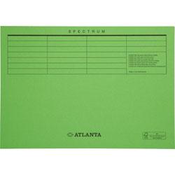 Vouwmap Secolor A4 100% gerecycled karton 250gr groen