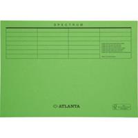 Vouwmap Secolor A4 100% gerecycled karton 250gr groen - thumbnail