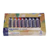 Bruynzeel Van gogh olieverf basisset met 10 kleuren in tubes van 20ml - thumbnail