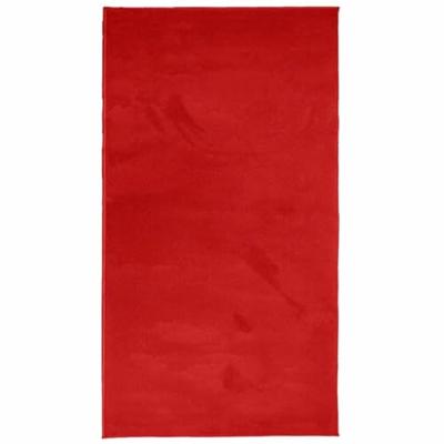 VidaXL Vloerkleed oviedo laagpolig 80x150 cm rood