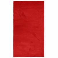 VidaXL Vloerkleed oviedo laagpolig 80x150 cm rood - thumbnail