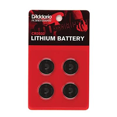 D&apos;Addario PW-CR2032-04 Lithium Battery 4-Pack